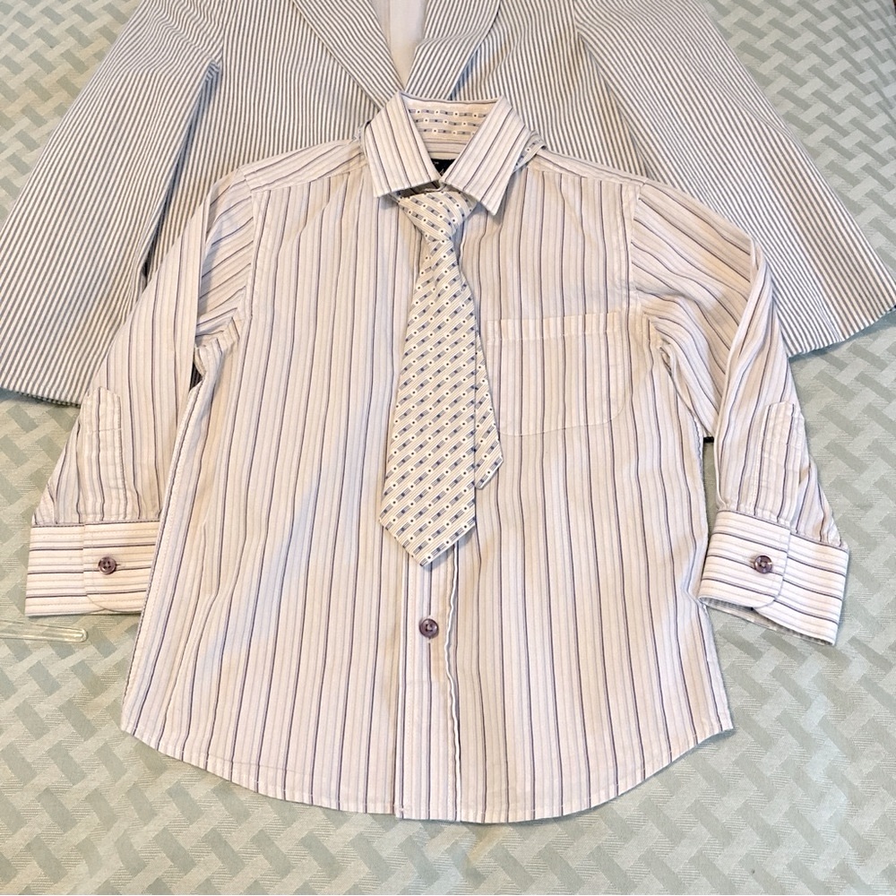 Joseph’s Cloak by Joseph Kadi Boys Shirt & Tie Size 4